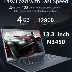 8GB RAM 256GB ROM 13.3 INCH Notebook Ultrabook Laptop PC Windows 11 Intel Celeron Quad Core N3450 CPU